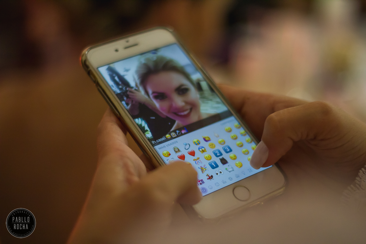 Noiva postando que casou