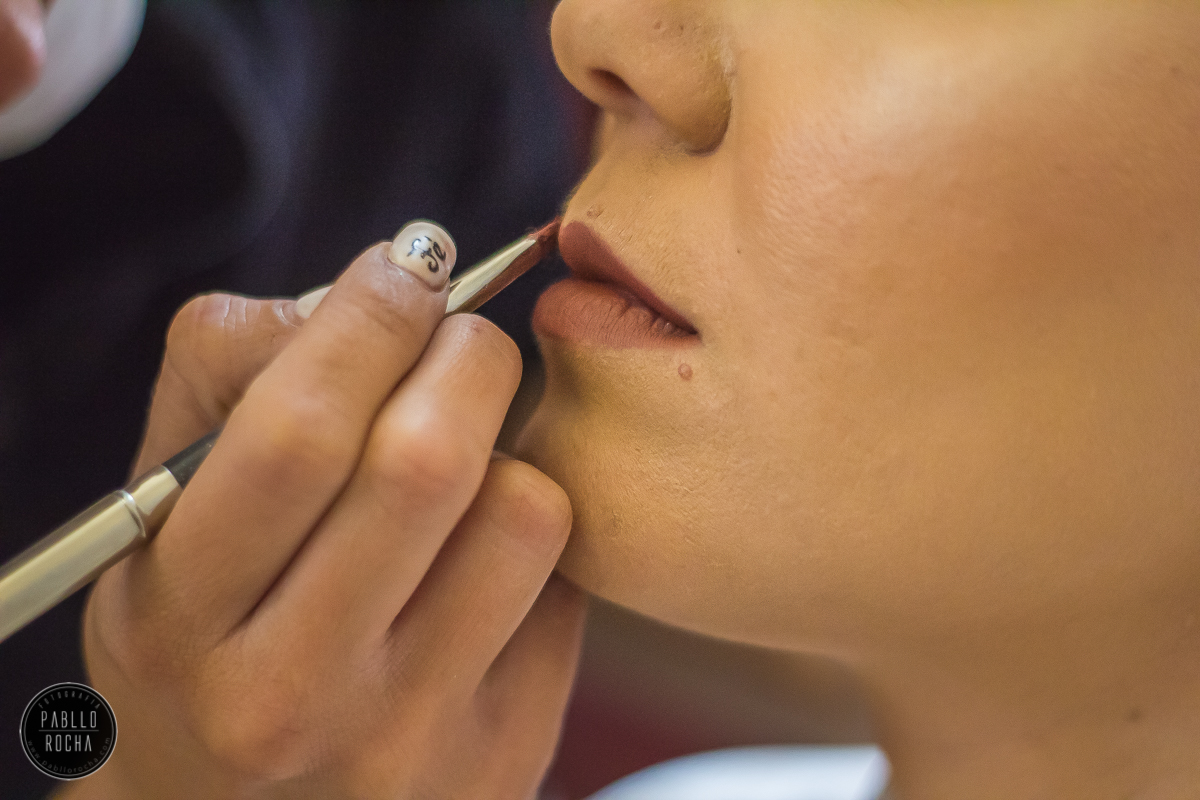 retoque no batom da noiva