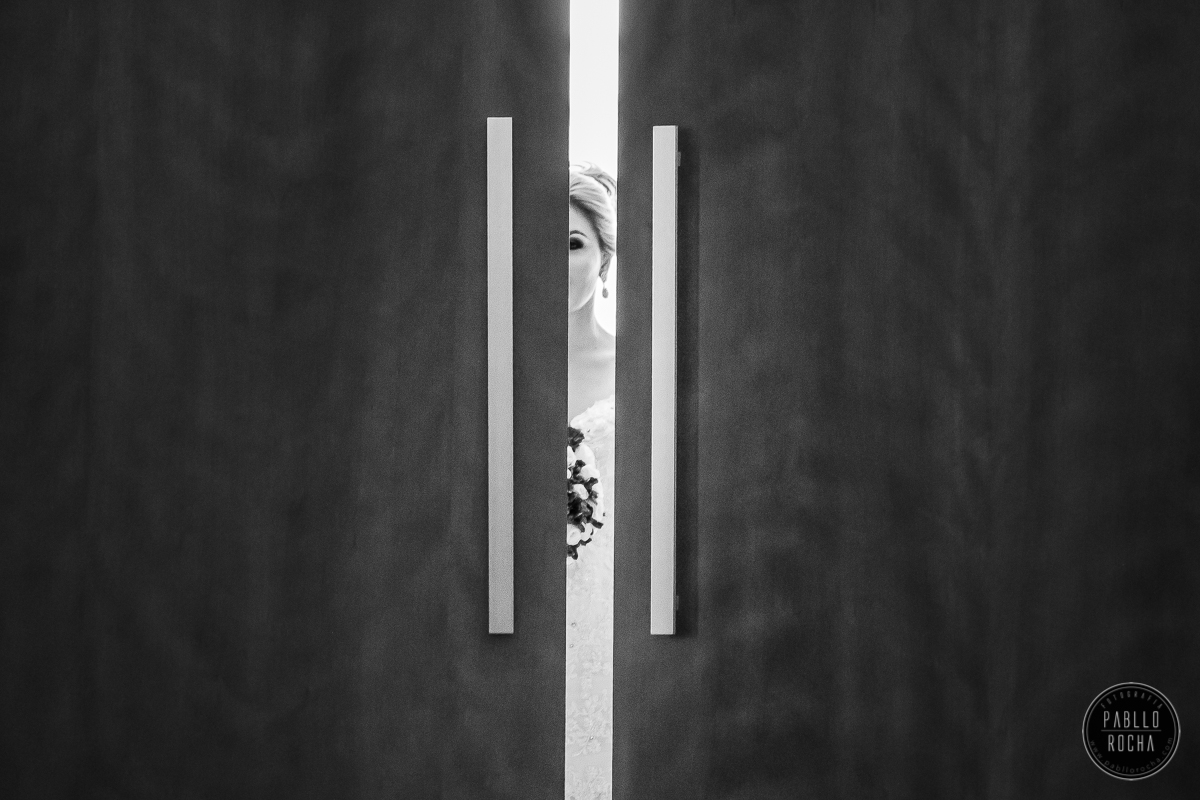 noiva prestes a entrar