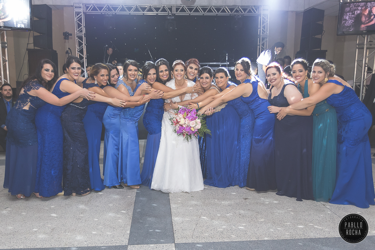 noiva e suas madrinhas