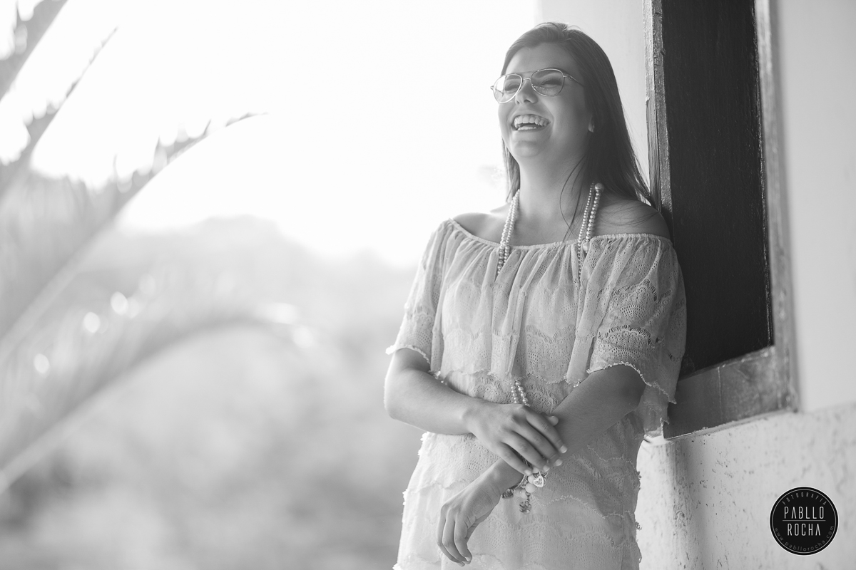 book 15 anos - Debutante - Sarah sorridente