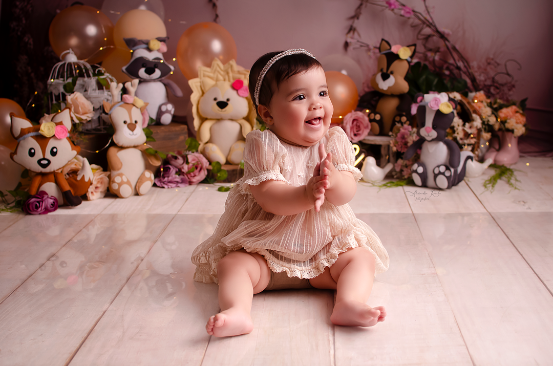 Ensaio Smash the cake realizado no Estudio especializado em Contagem/MG