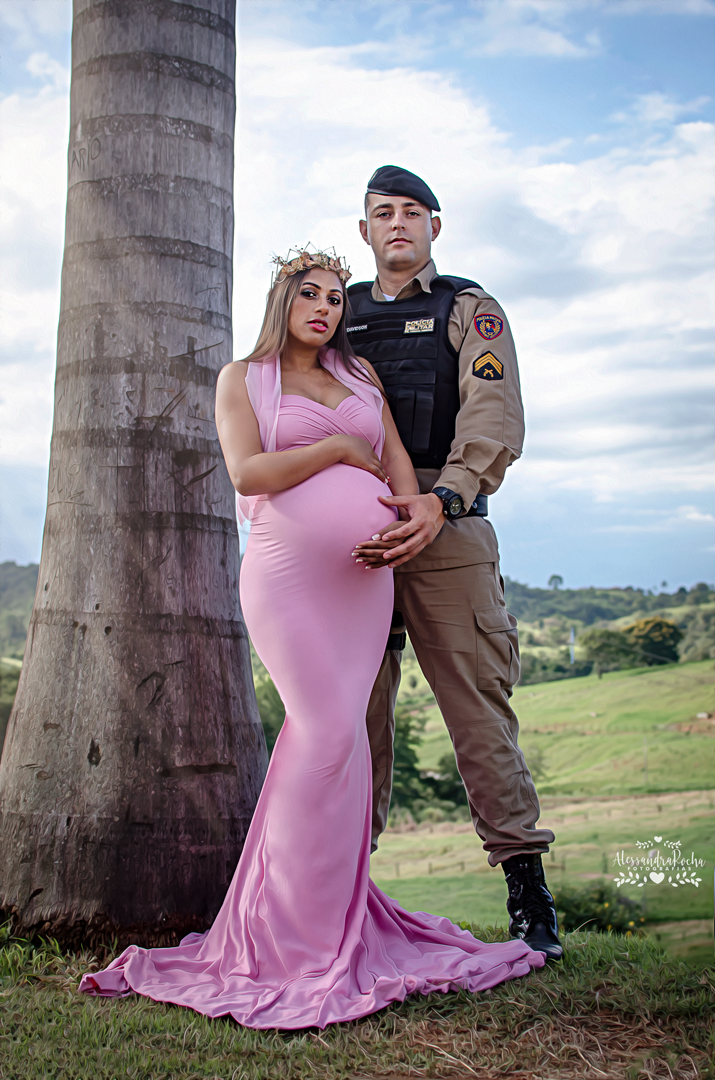 Ensaio gestante realizado em Contagem