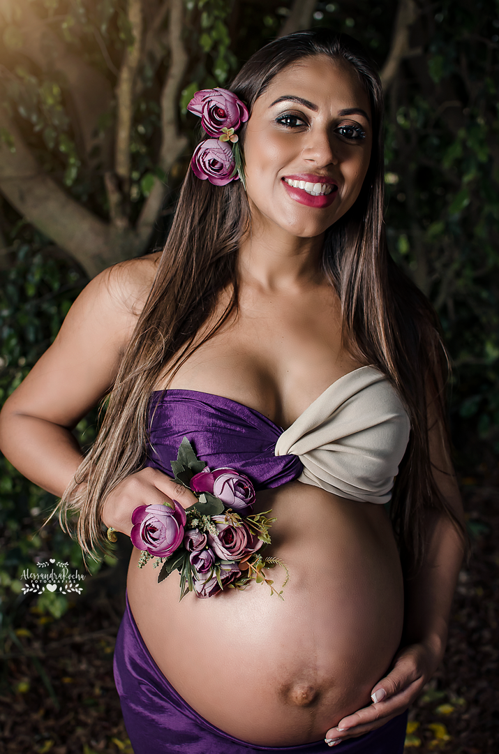 Ensaio gestante realizado em Contagem