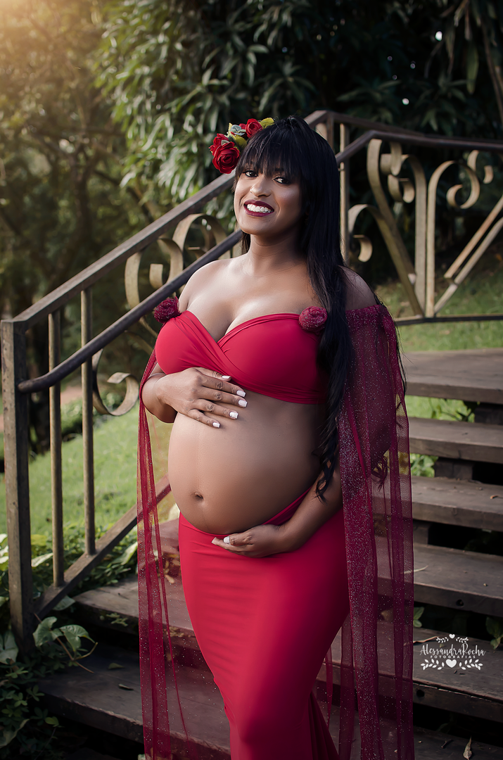 Ensaio gestante realizado em Contagem