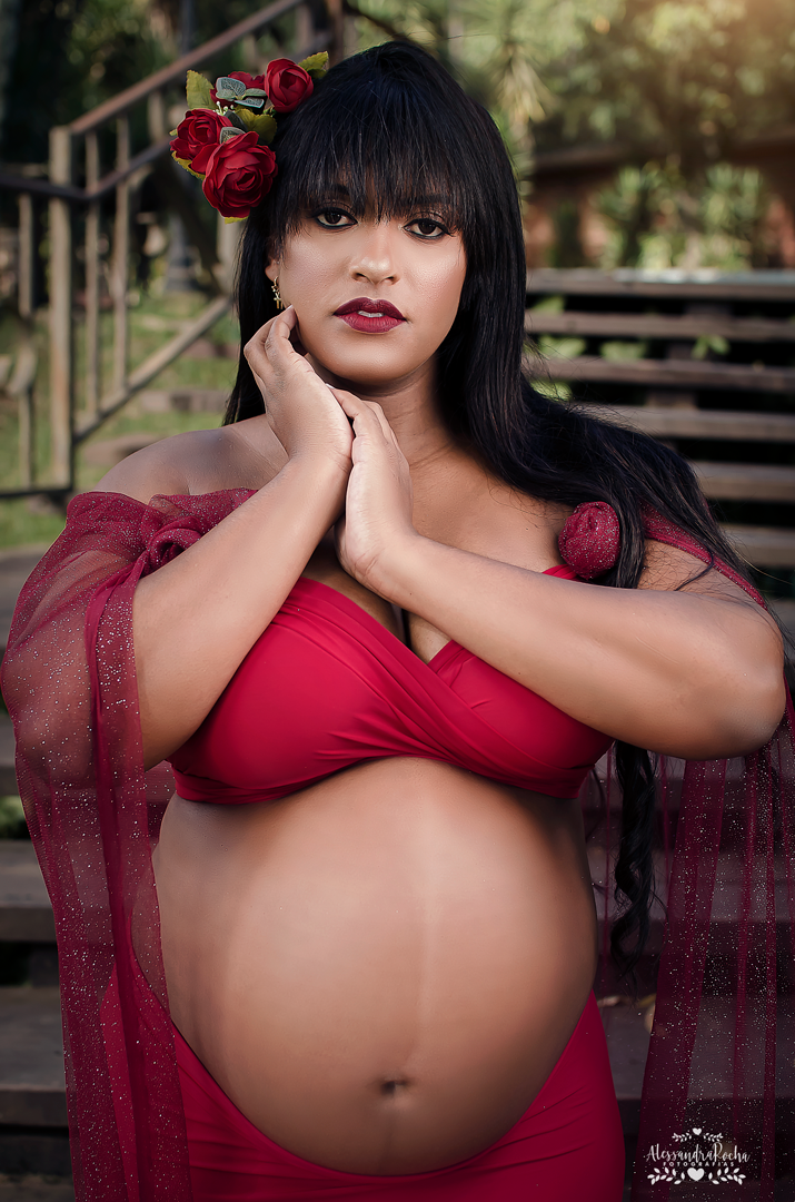 Ensaio gestante realizado em Contagem