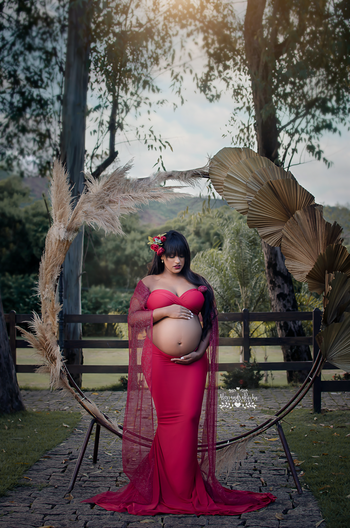 Ensaio gestante realizado em Contagem