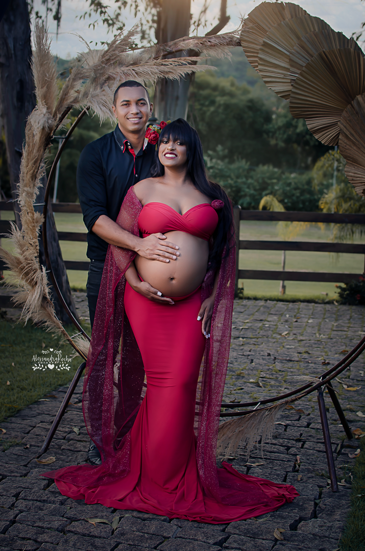 Ensaio gestante realizado em Contagem