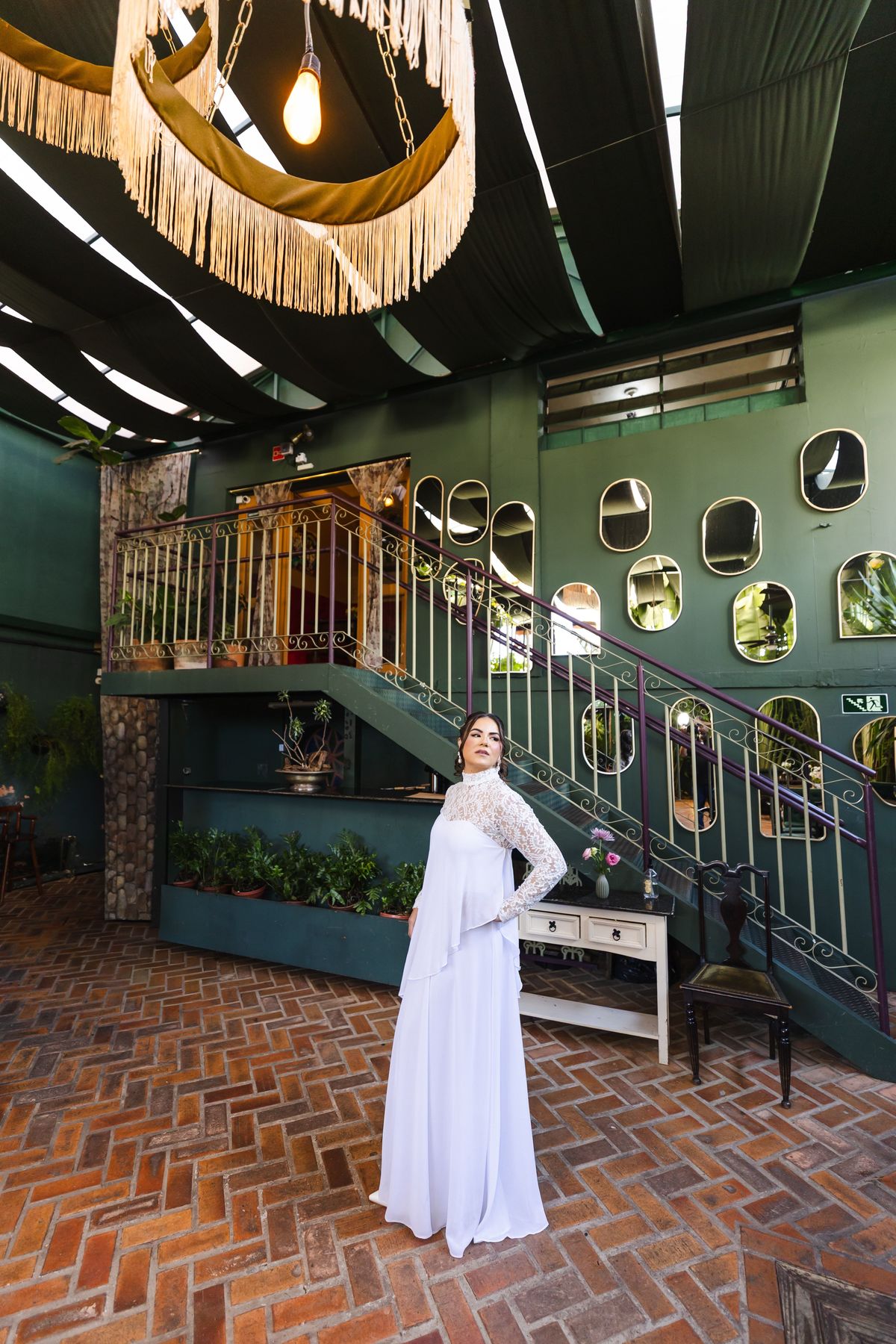 Fotografia de pré-casamento vintage na Casa Belloni arquitetura e decoração