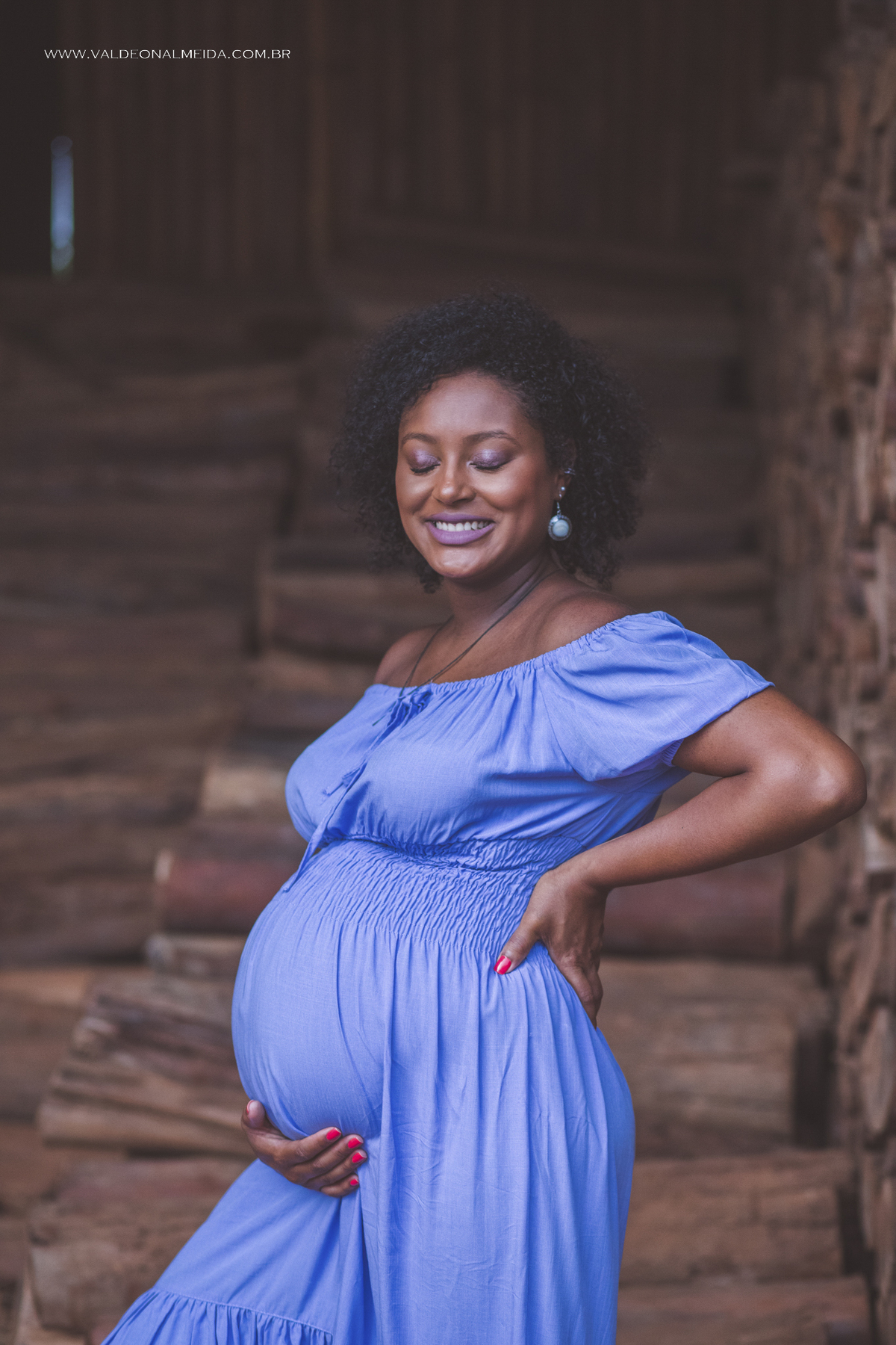 Ensaio de gestante ao ar livre em Holambra