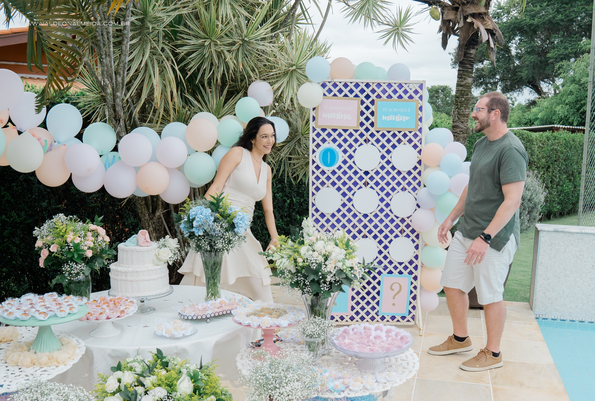 Chá revelação em Holambra