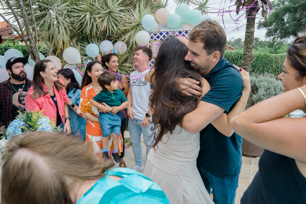 Chá revelação em Holambra