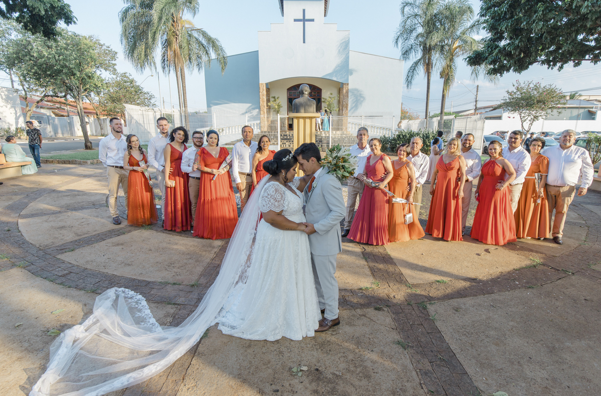 Fotografia de um casamento emocionante 