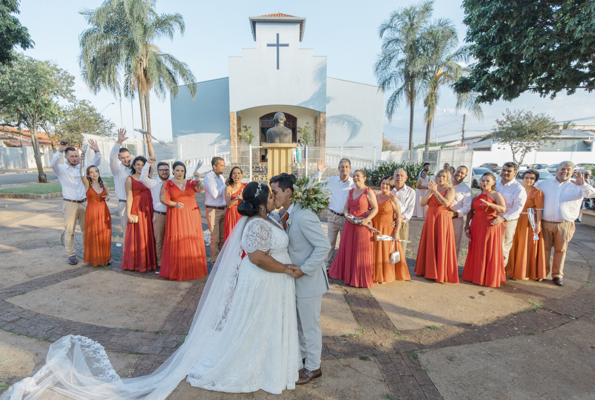 Fotografia de um casamento emocionante 