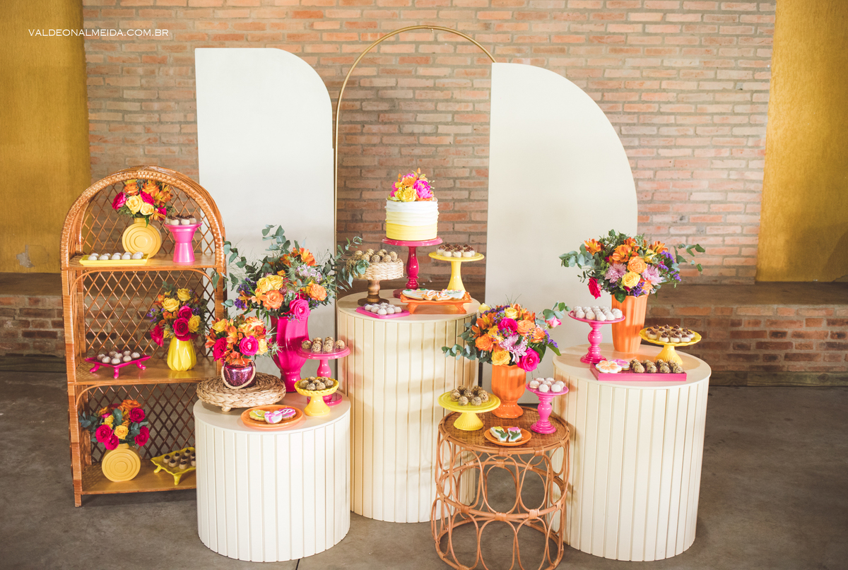 Chá bar do casal Paula e do Caio realizado no Rancho Pegorari em Santo Antonio de Posse 