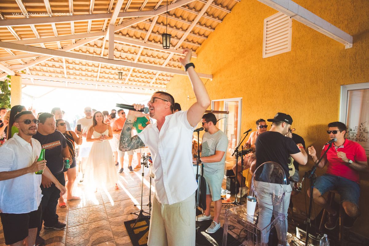 Chá bar do casal Paula e do Caio realizado no Rancho Pegorari em Santo Antonio de Posse 