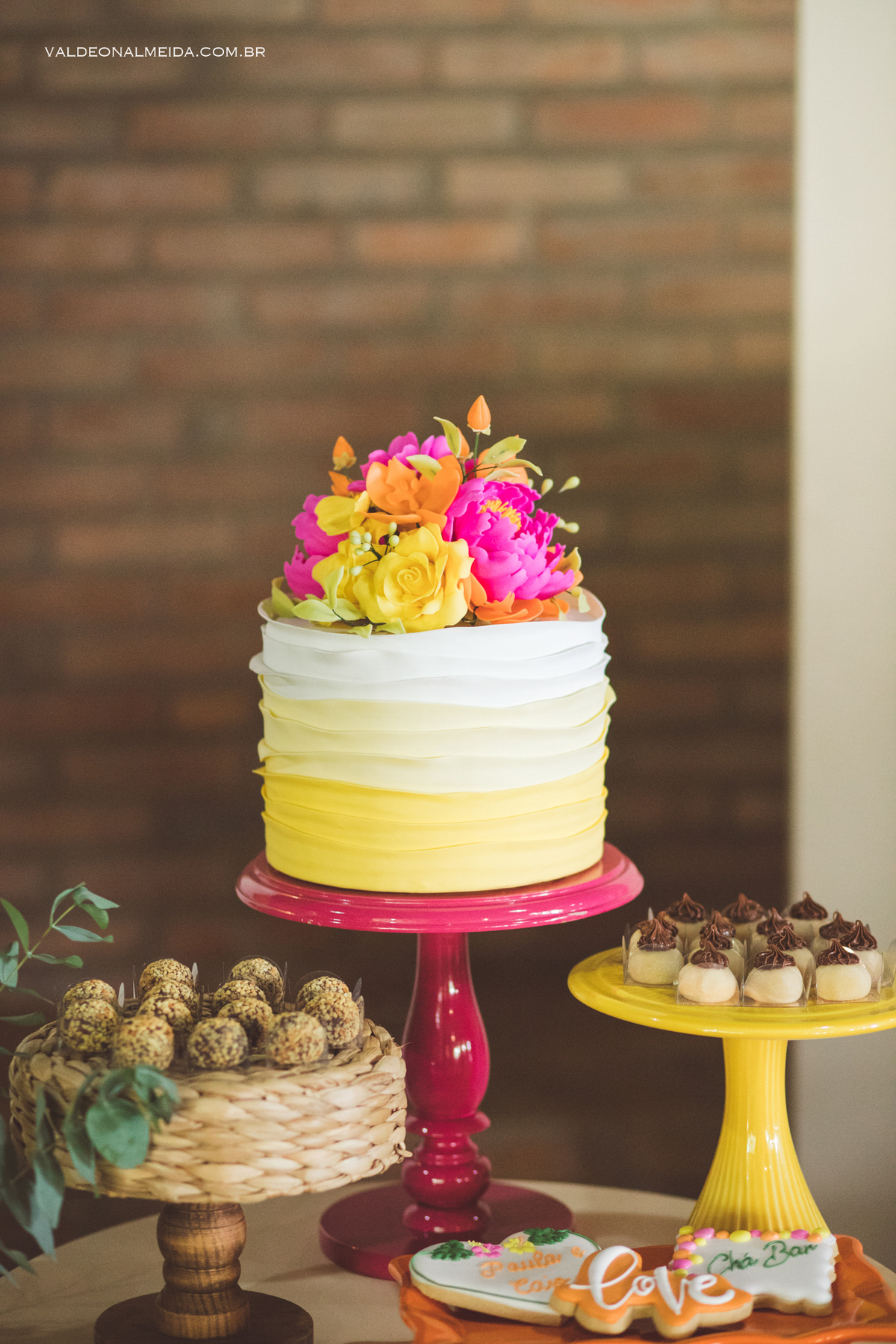 Chá bar do casal Paula e do Caio realizado no Rancho Pegorari em Santo Antonio de Posse 