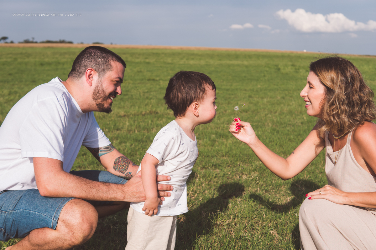 Ensaio de gestante em holambra super divertido com a família, incluindo o filho mais velho, nas plantações de flores
