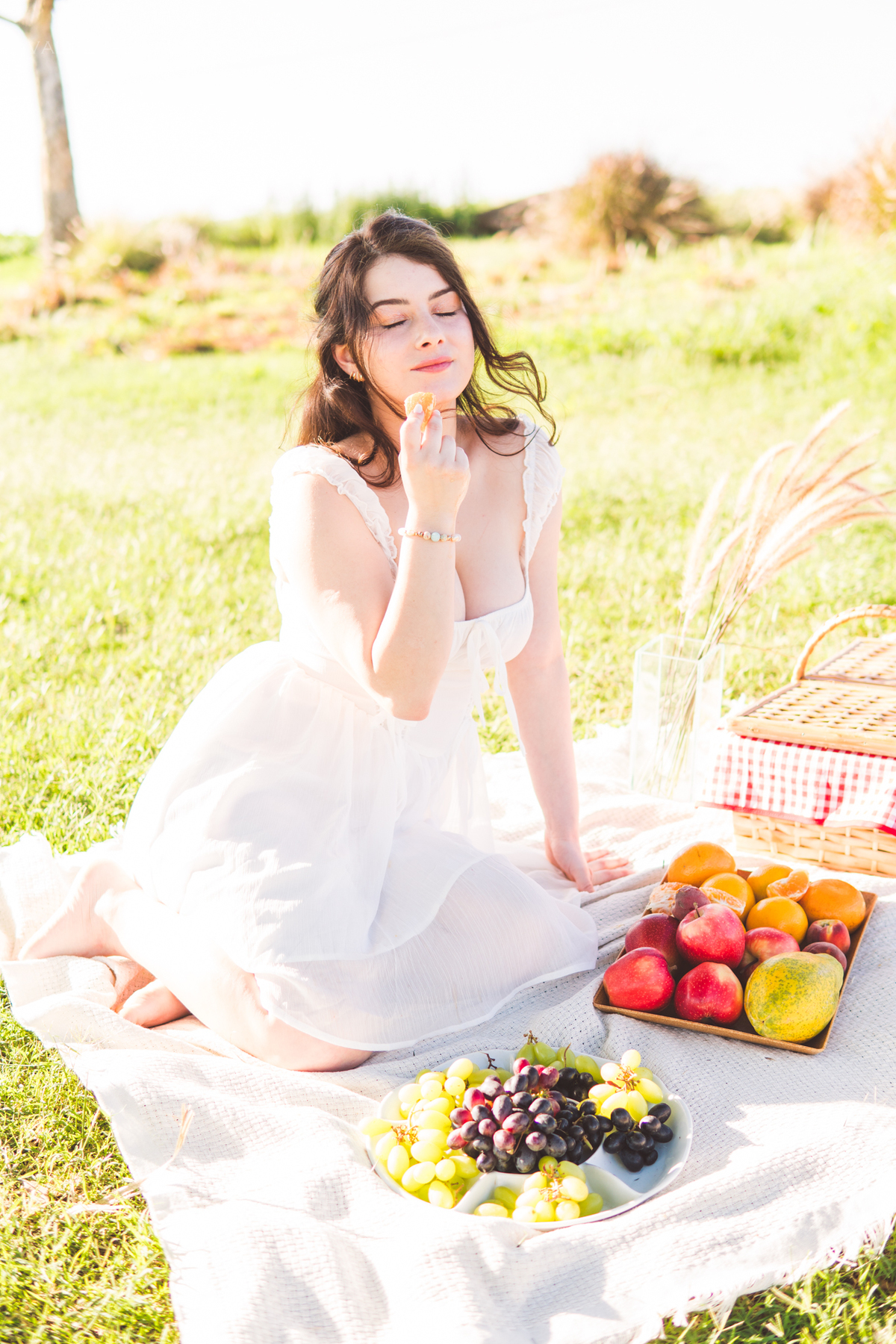 Ensaio fotográfico feminino em Holambra no Sitio Essência e no Macena Flores - Cristiny