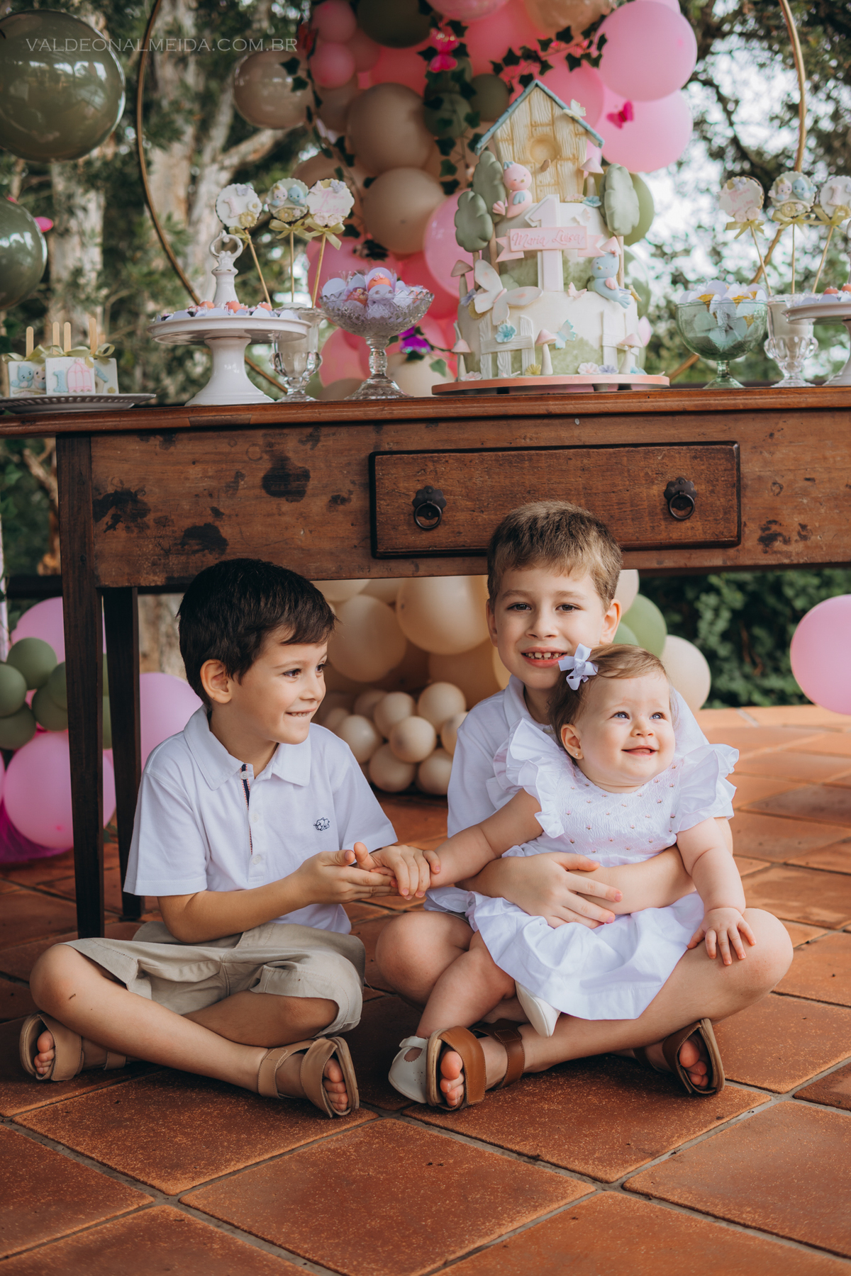Fotos da festa de aniversário infantil de 1 ano da Maria Luisa  em Holambra