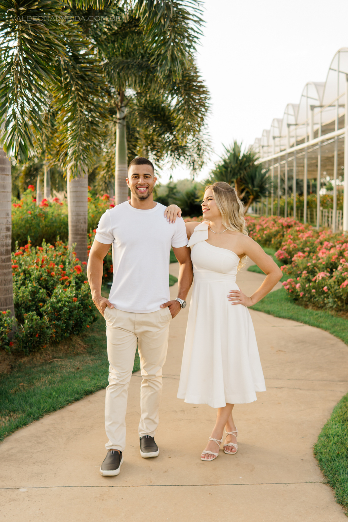 Ensaio fotográfico Pre Wedding do casal Jhenniffer e Oseias no Bloemen Park em Holambra
