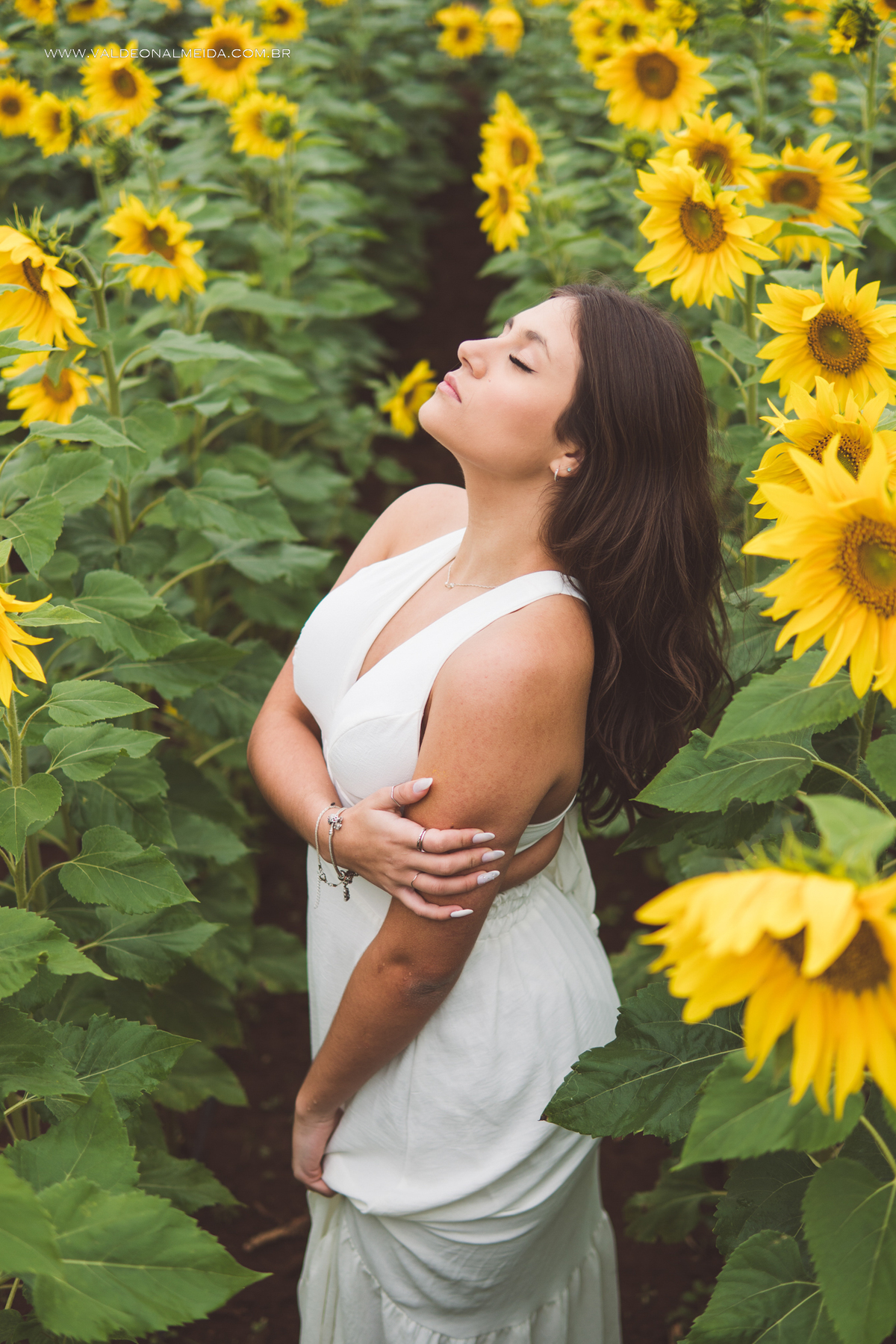 Ensaio fotográfico de 15 anos em Holambra, Macena Flores, com cavalo e nas plantações de girassol e lavanda. Ensaio feminino, ensaio 15 anos country - Beatriz Finotti