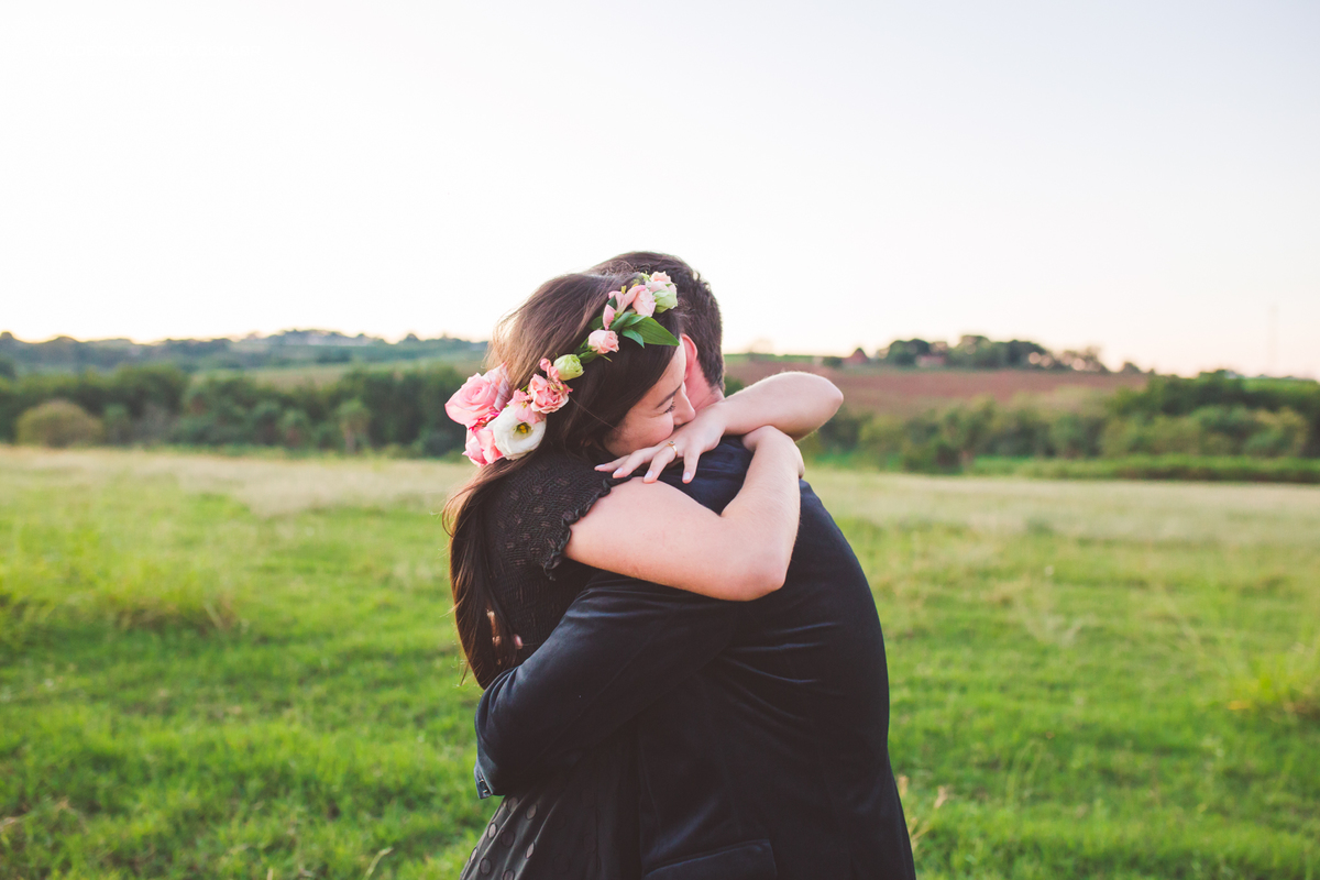 Pedido de casamento surpresa em Holambra - Juliana e Henrique