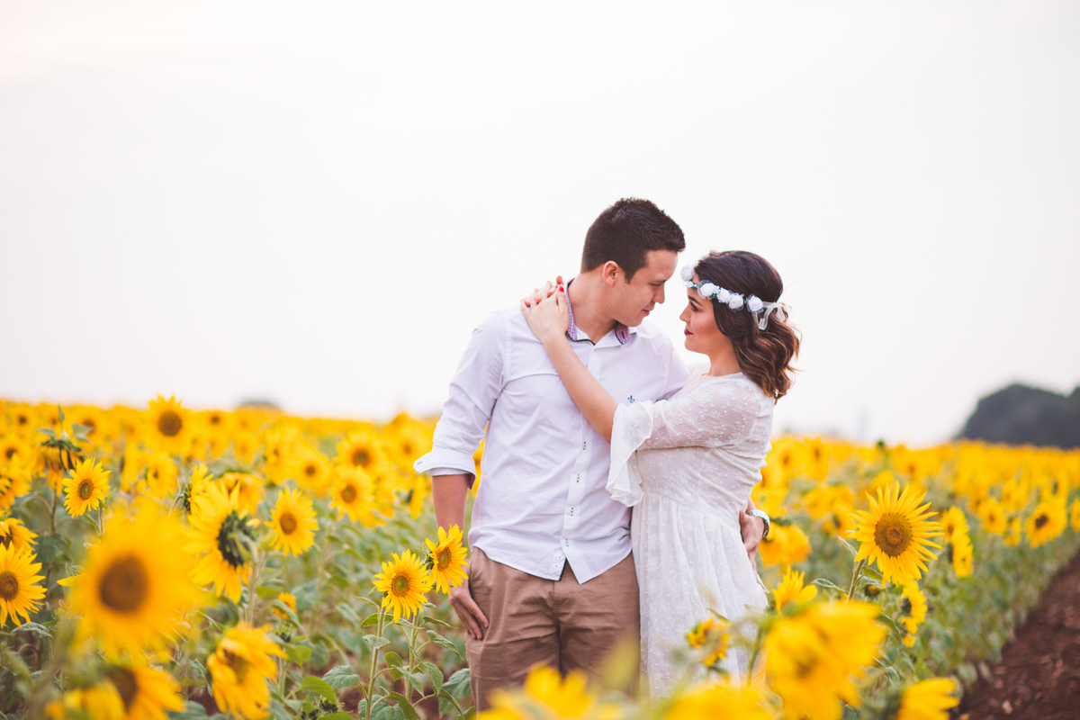 Ensaio Pre Wedding Estela e José em Holambra