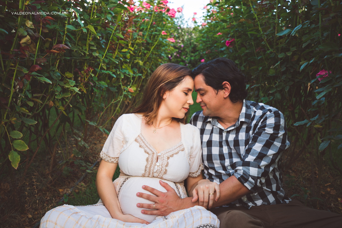 Ensaio de gestante em Holambra - A espera pelo Alvaro