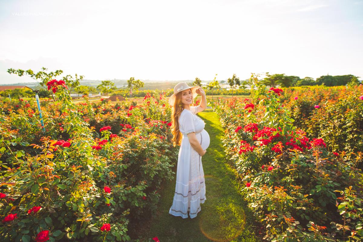 Ensaio de gestante em Holambra - A espera pelo Alvaro
