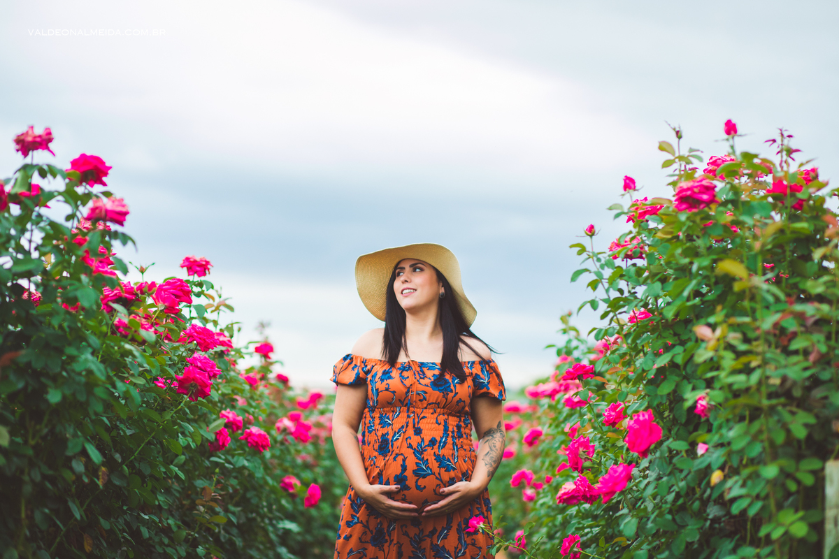 Ensaio de gestante em Holambra - A espera pelo Felipe