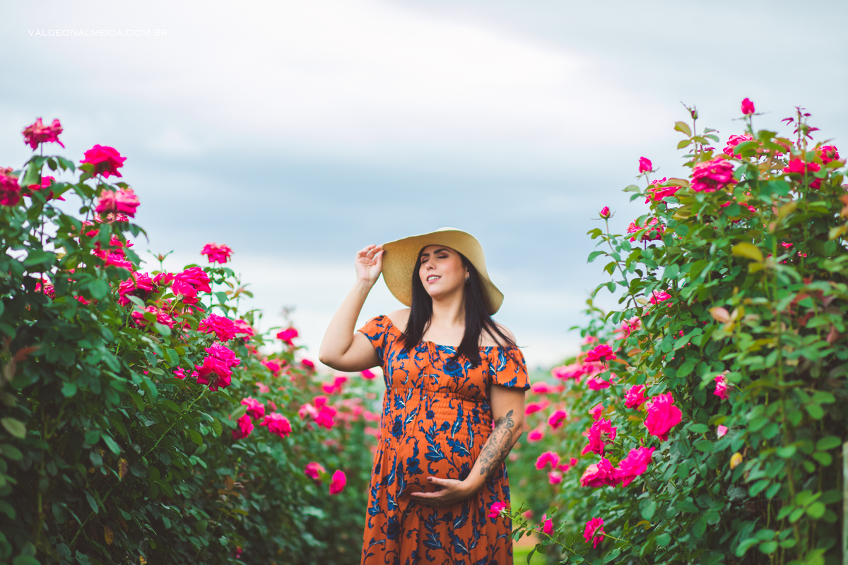 Ensaio de gestante em Holambra - A espera pelo Felipe