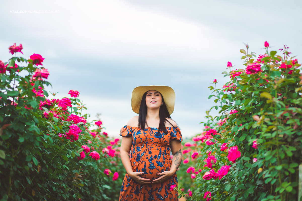 Ensaio de gestante em Holambra - A espera pelo Felipe