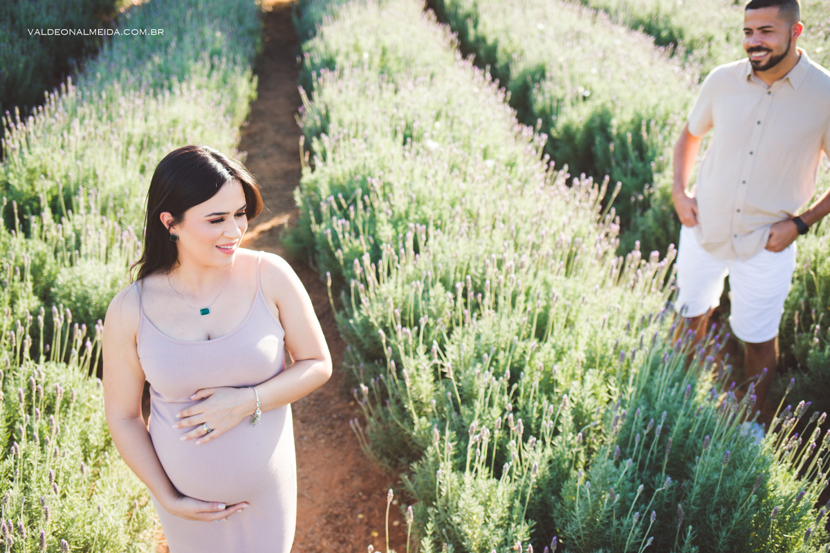 Ensaio de gestante em Holambra -Lavanda