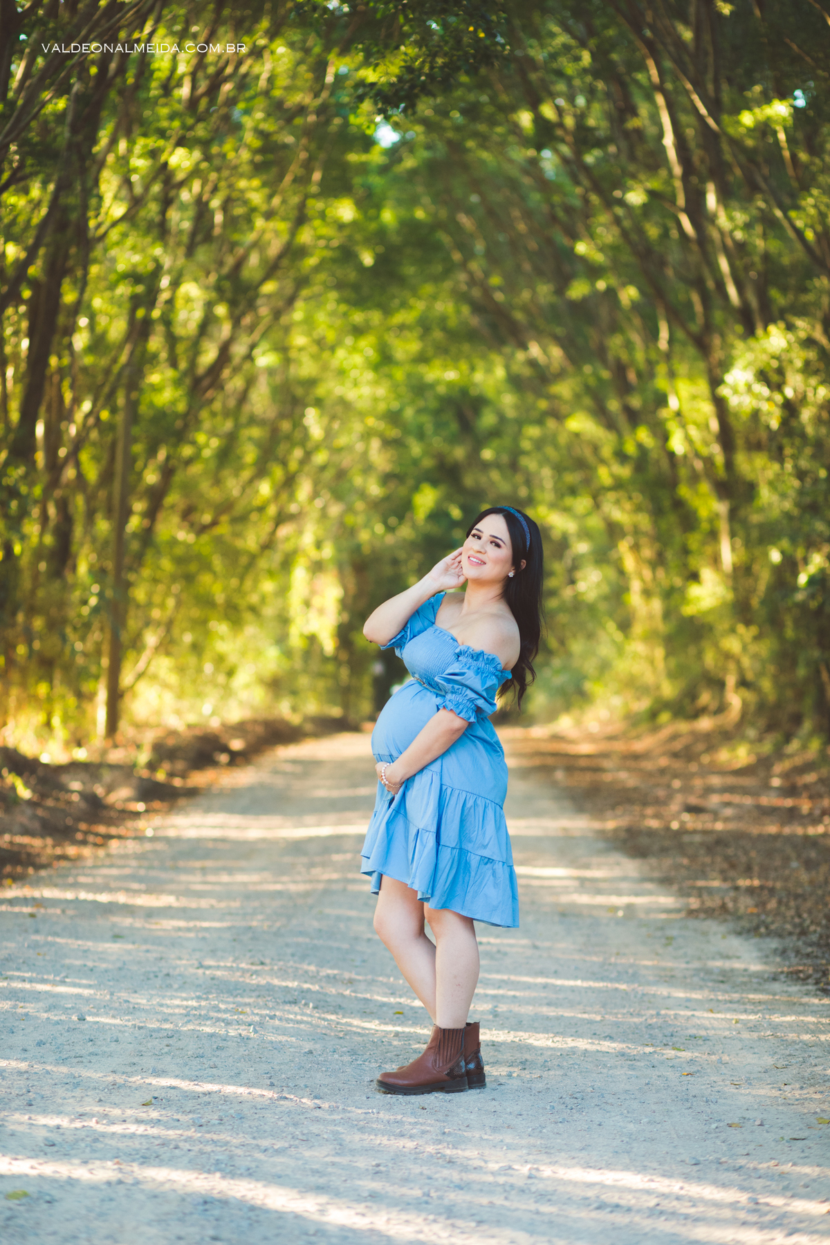 Ensaio de gestante em Holambra - Caminho