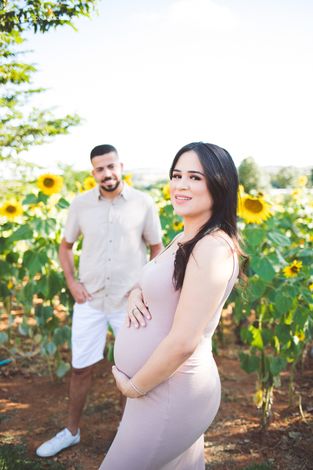 Ensaio de gestante em Holambra - Girassol