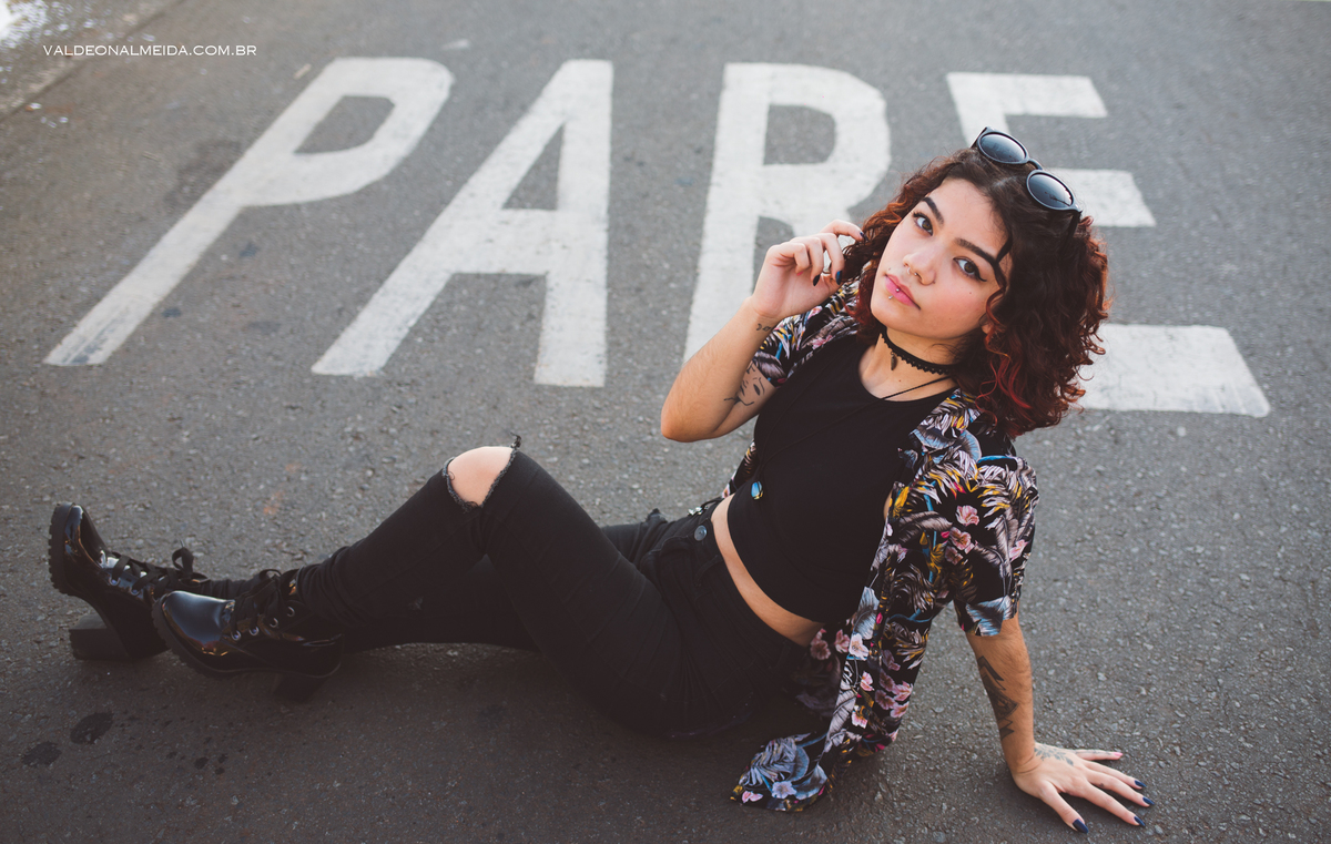 Ensaio feminino estilo urbano em Holambra