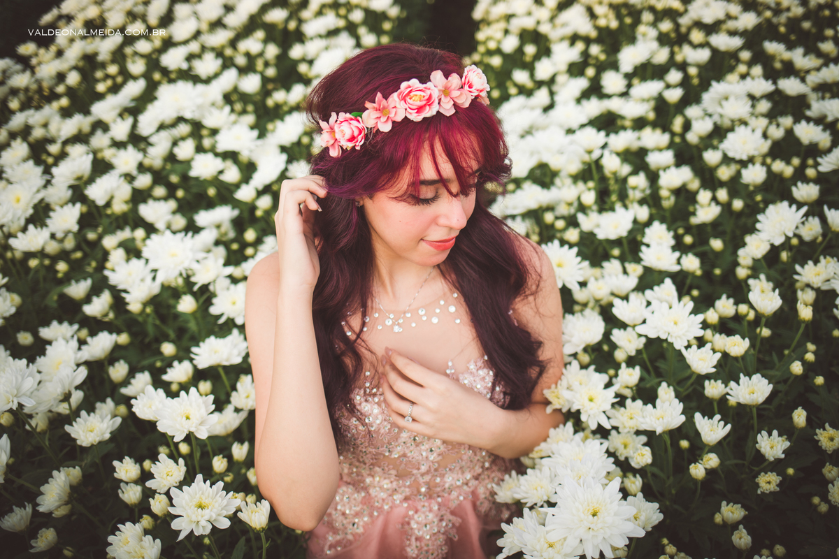 Ensaio de 15 anos da Jenifer em Holambra