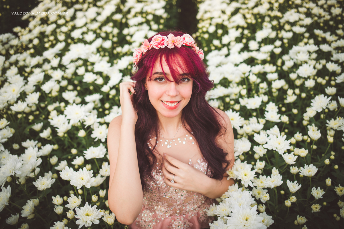 Ensaio de 15 anos da Jenifer em Holambra