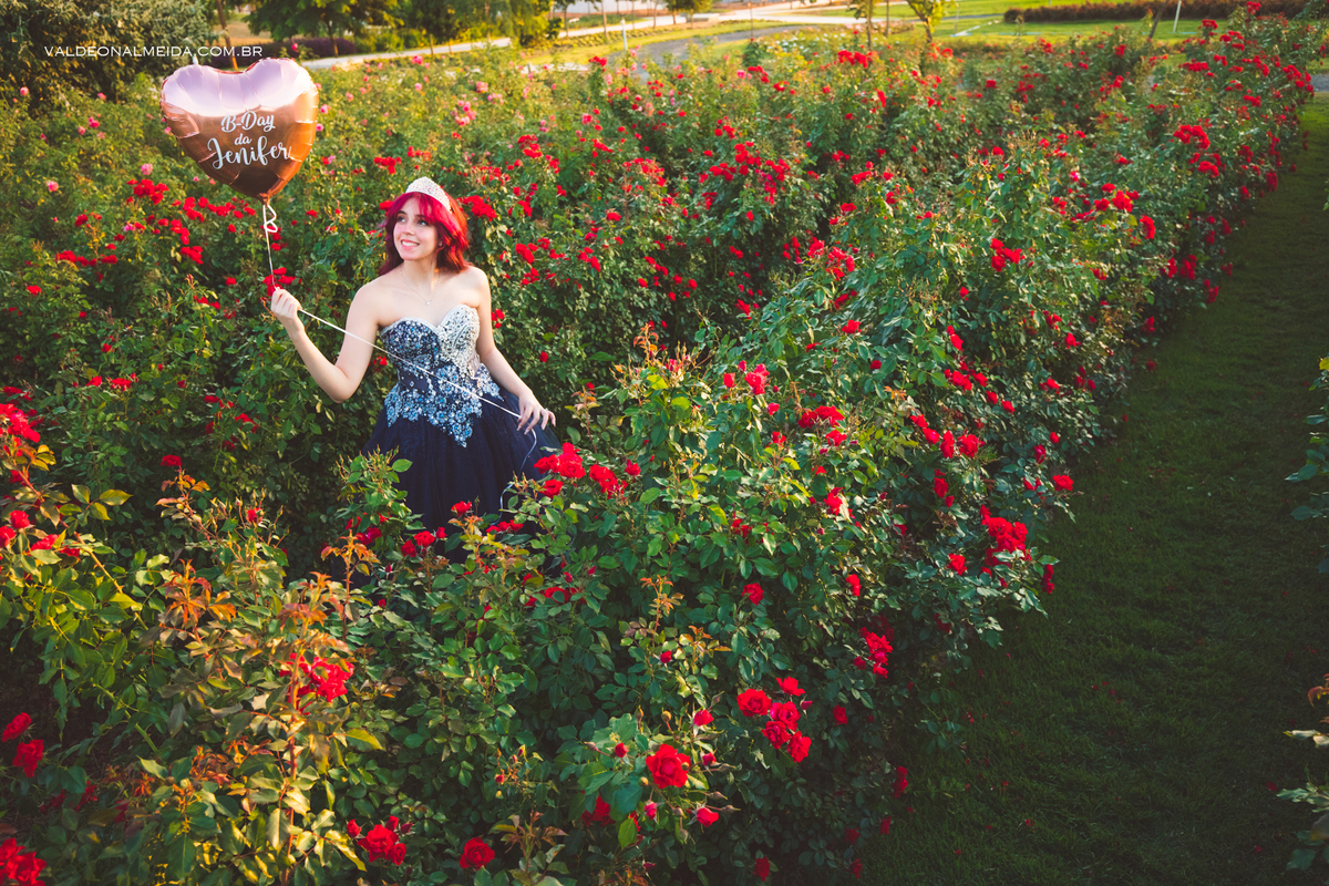 Ensaio de 15 anos da Jenifer em Holambra