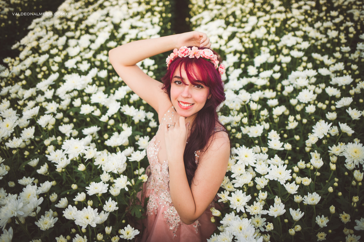 Ensaio de 15 anos da Jenifer em Holambra