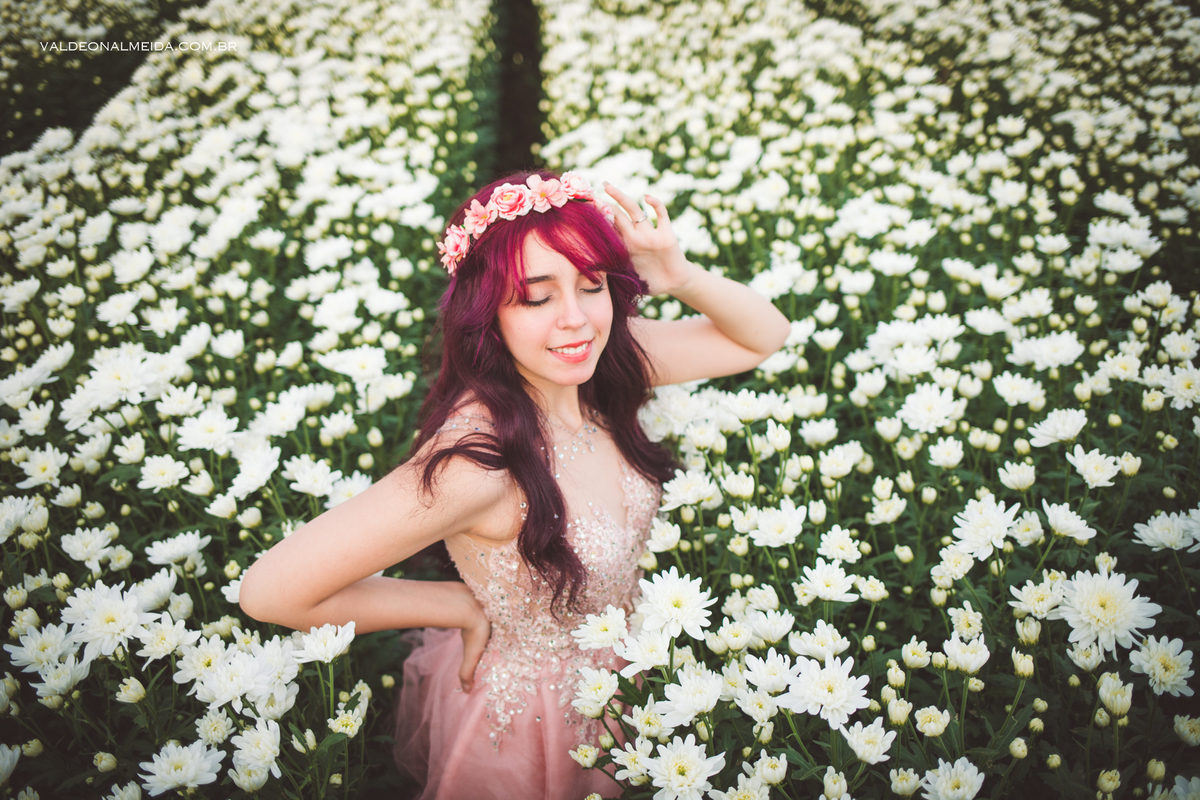 Ensaio de 15 anos da Jenifer em Holambra