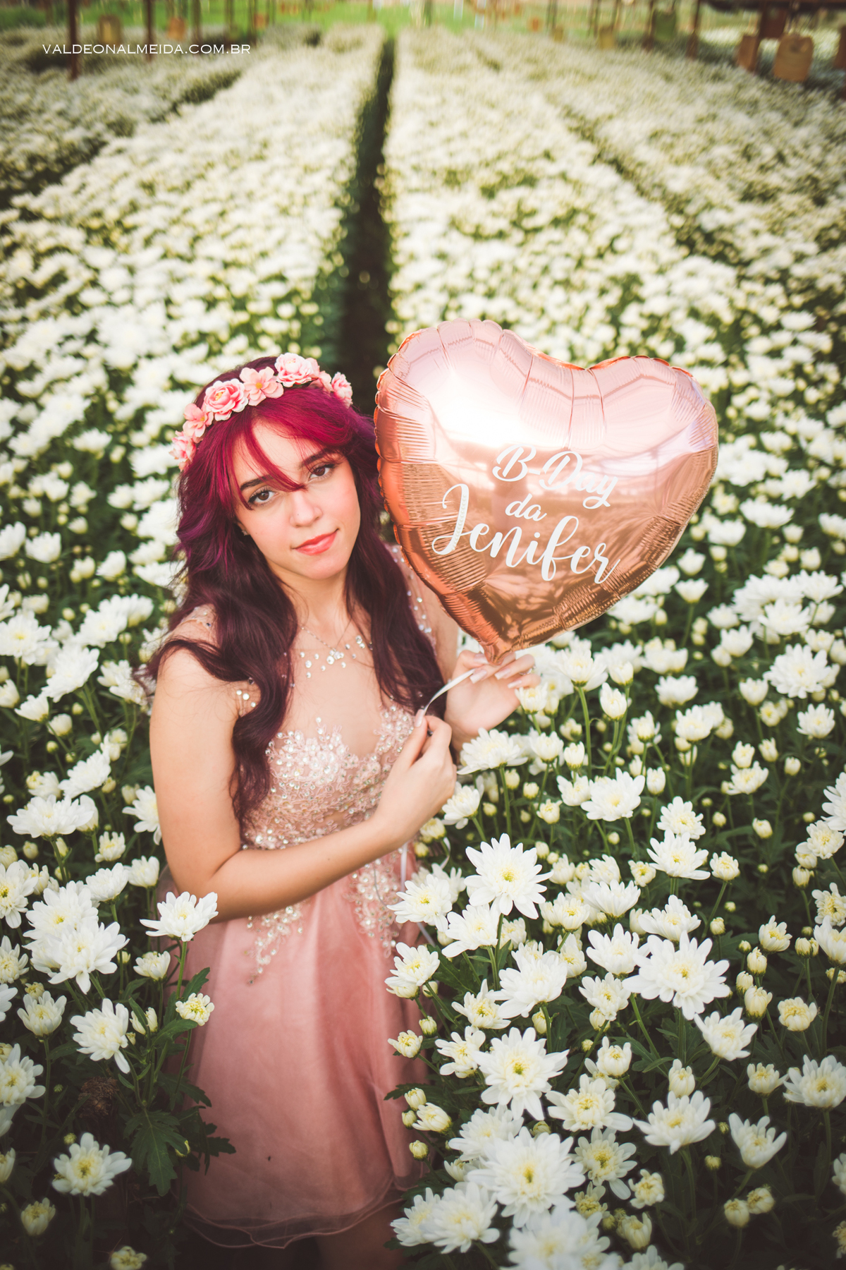 Ensaio de 15 anos da Jenifer em Holambra