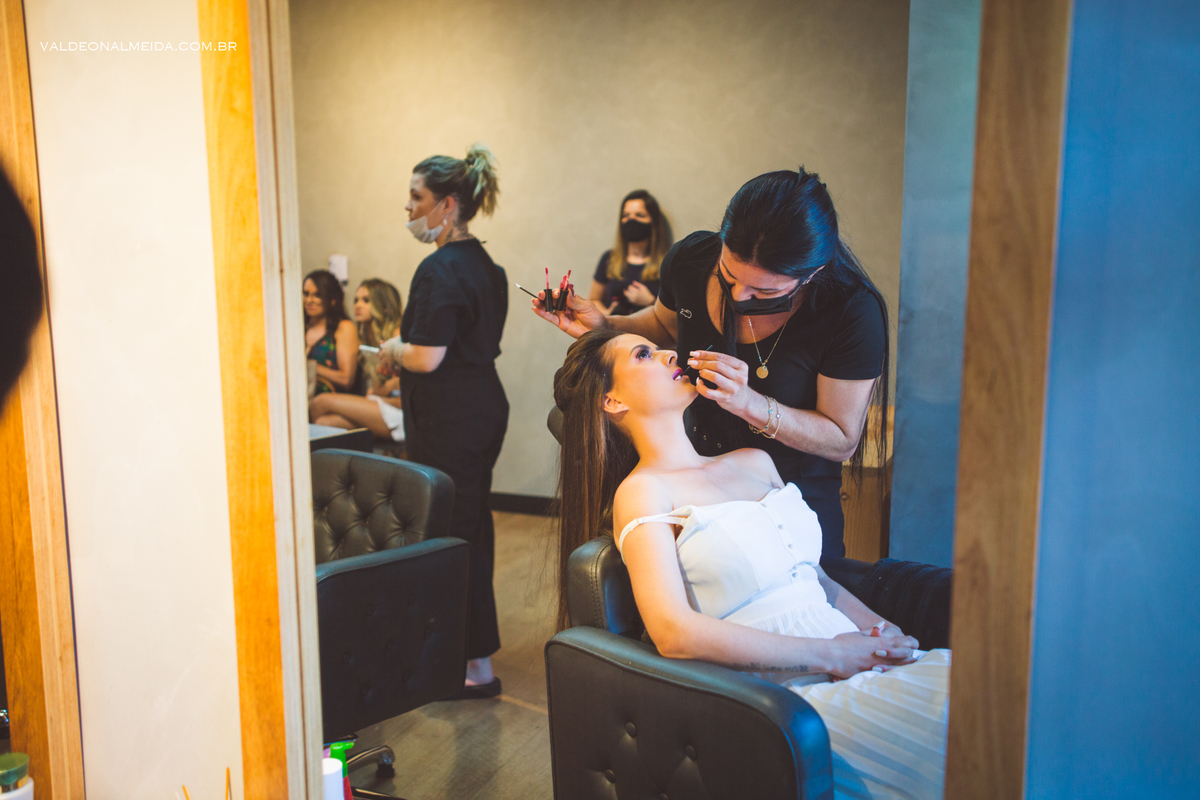 Making of da noiva Hortência