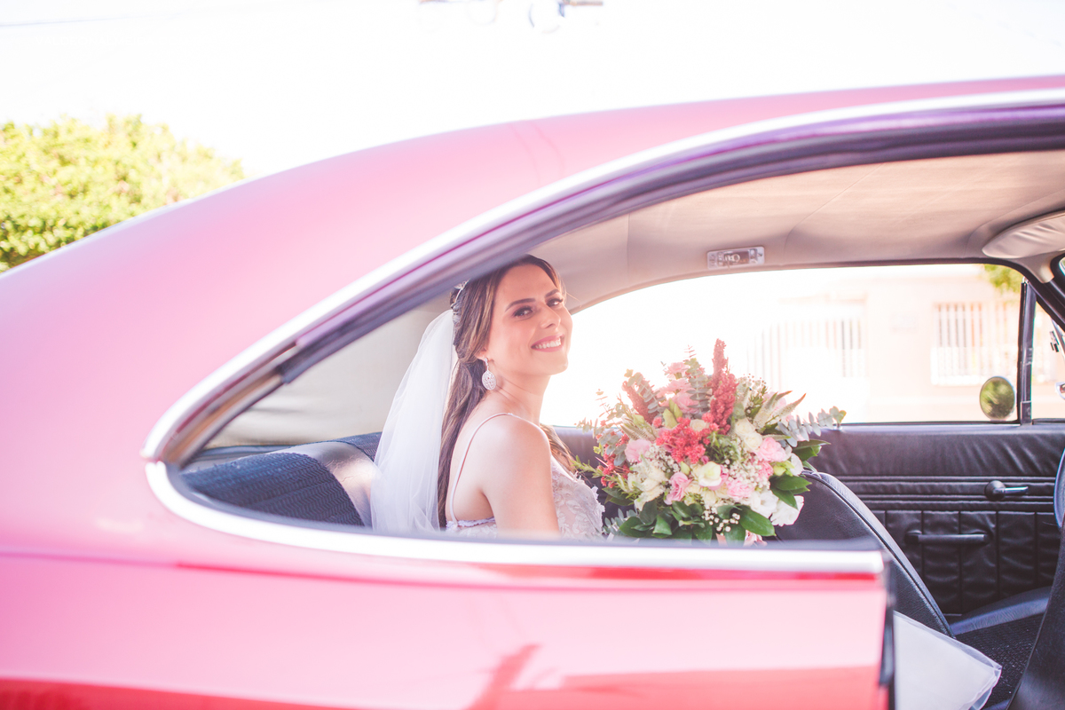 A chegada da noiva Hortência