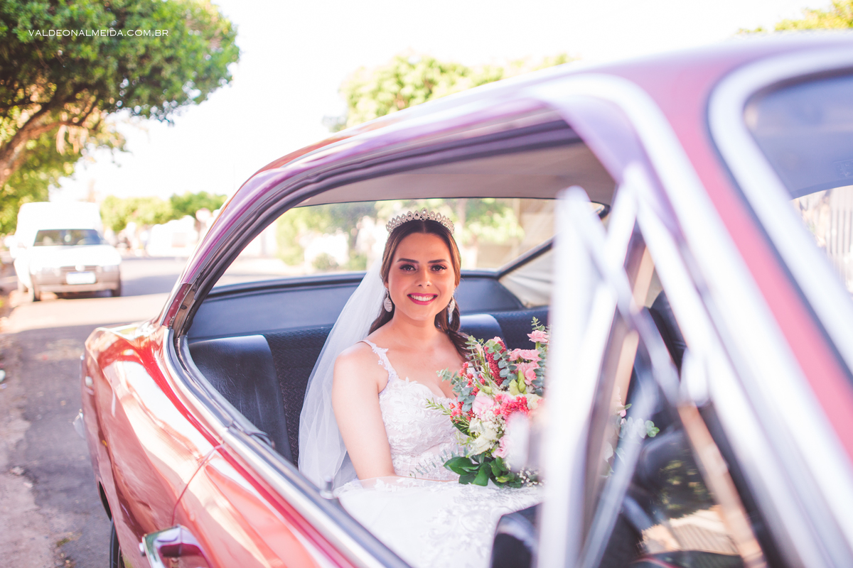 A chegada da noiva Hortência