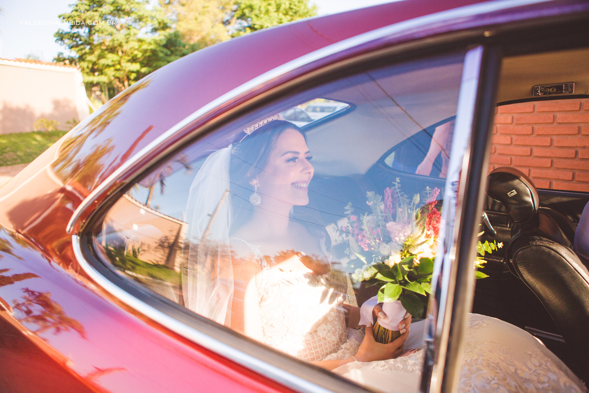 A chegada da noiva Hortência