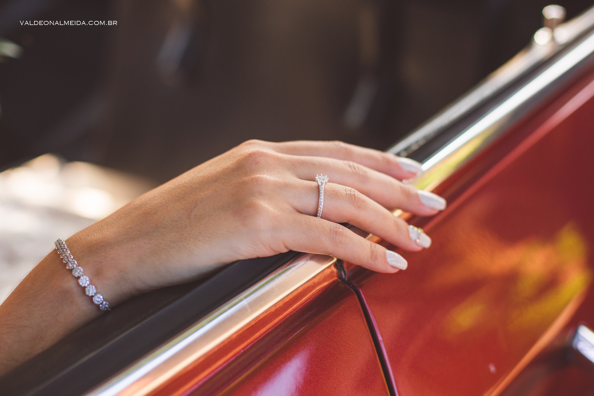 A chegada da noiva Hortência