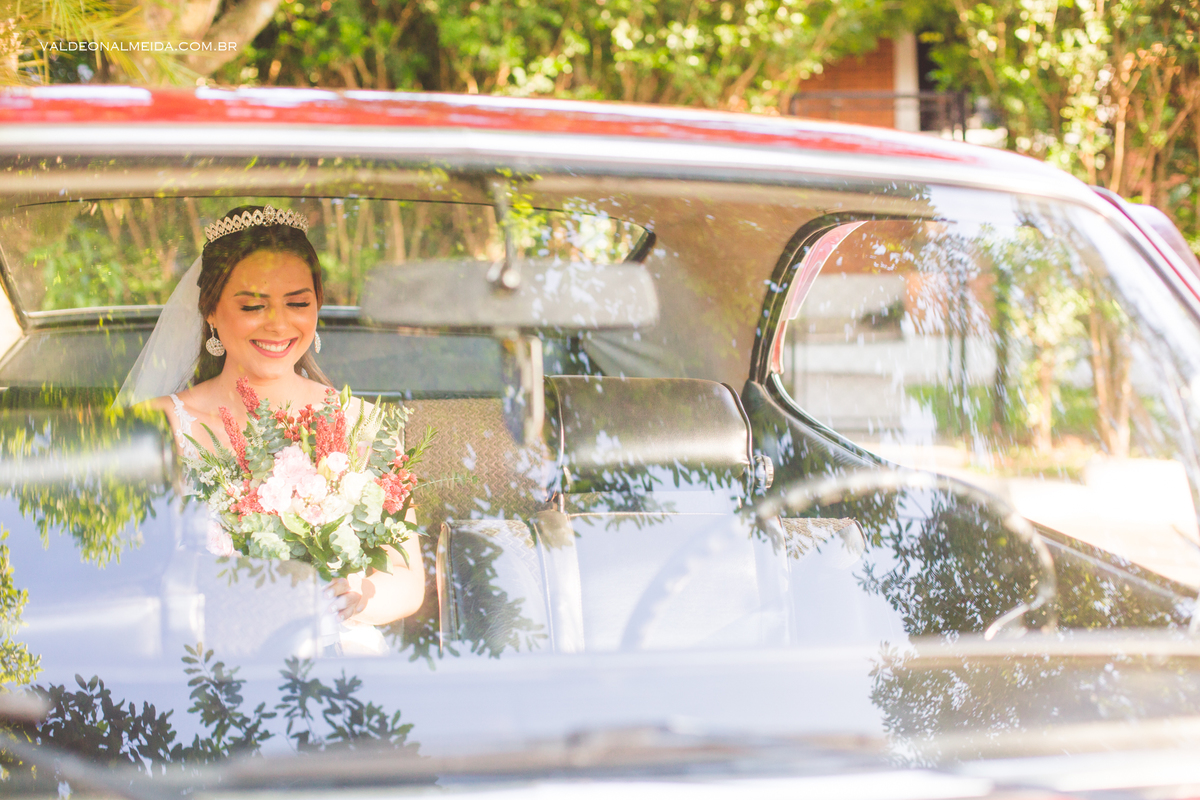 A chegada da noiva Hortência