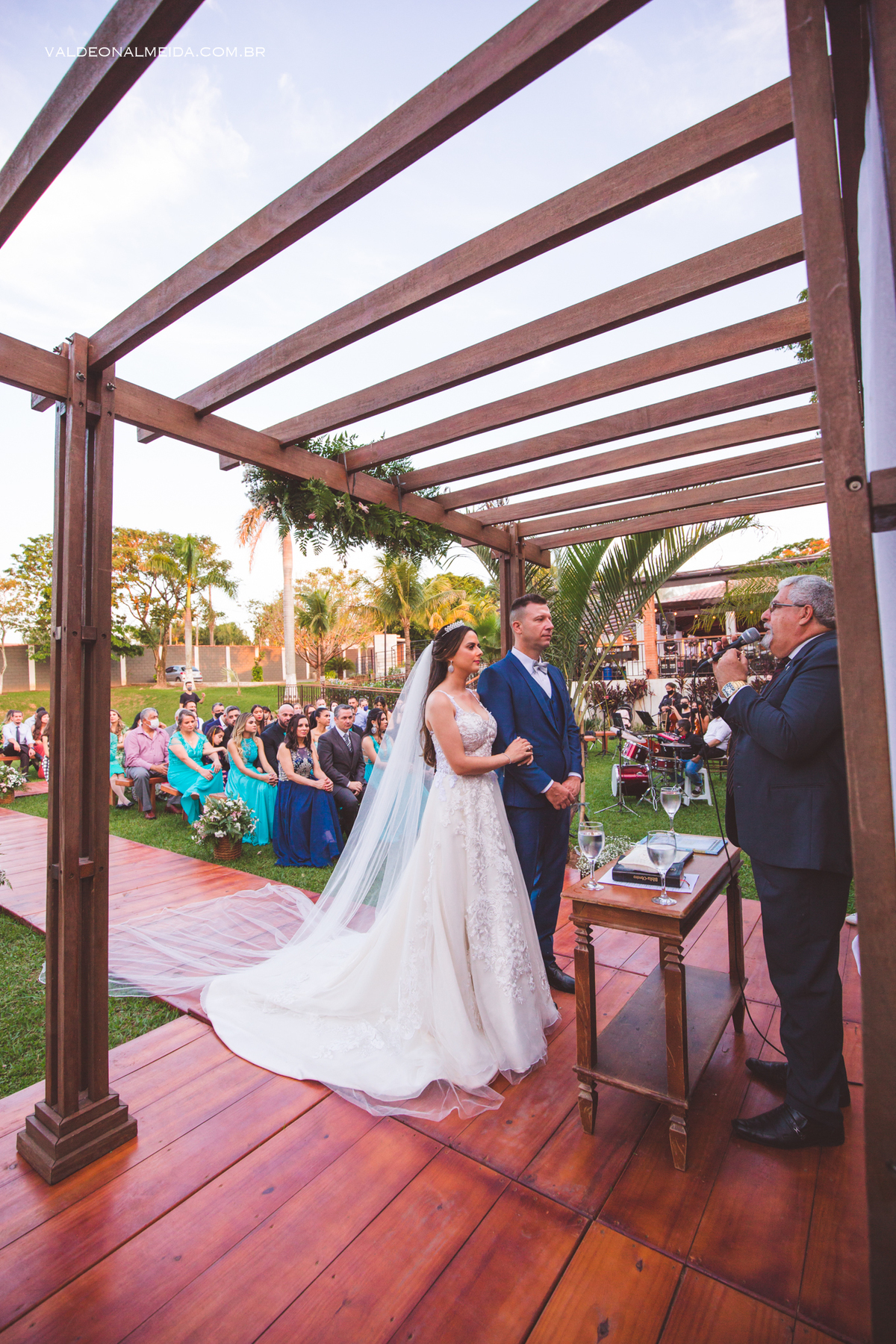 Fotografia de casamento ao ar livre